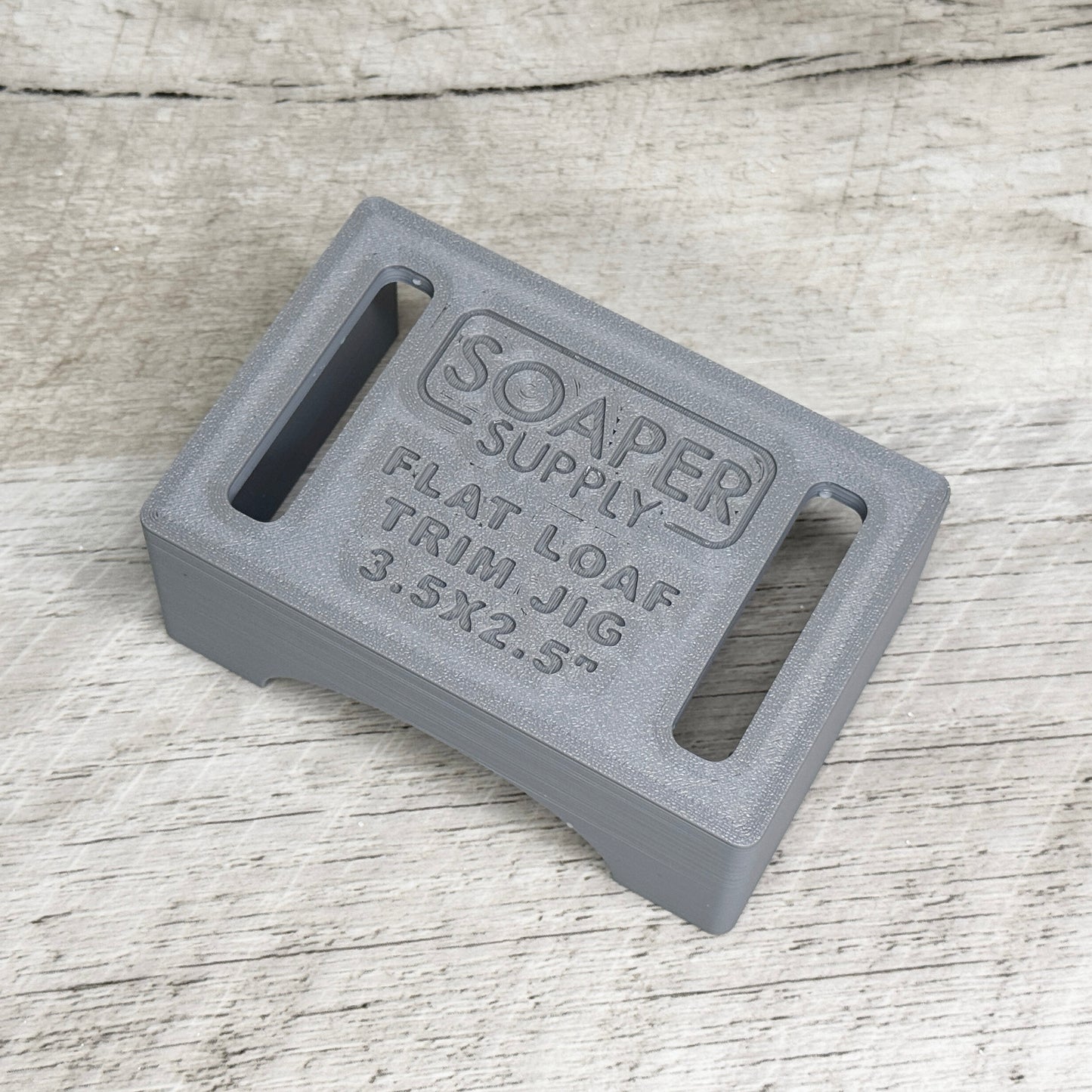 Flat Soap Loaf Cutting Guide Jig