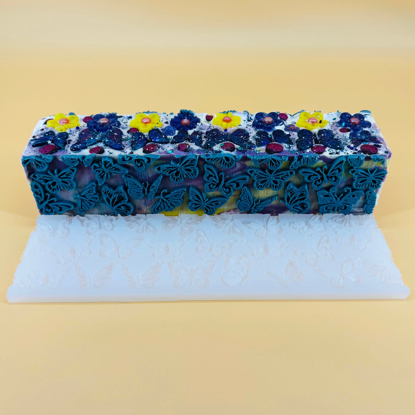 Butterfly Pattern 2 Silicone Soap Impression Mat