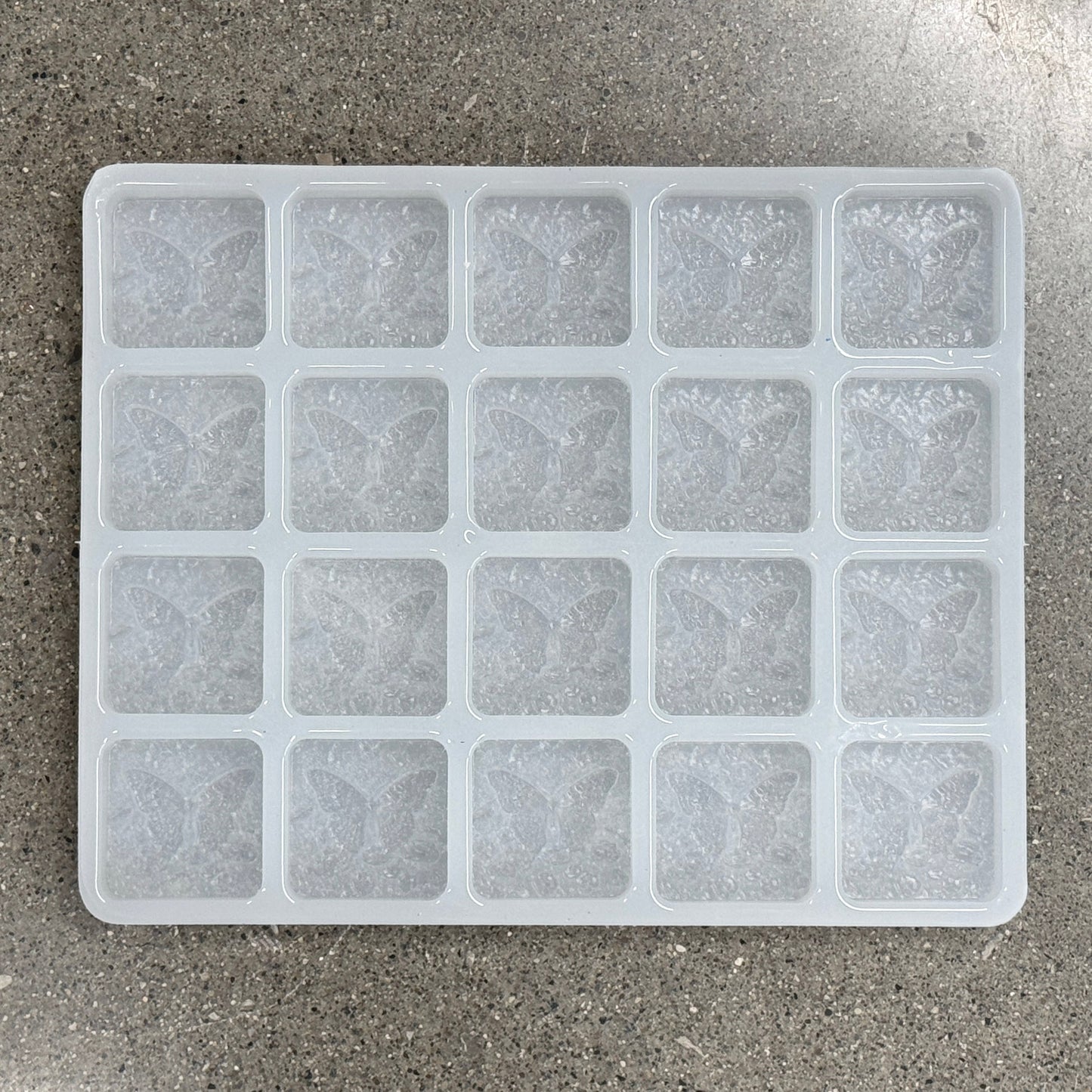 20 Bar Butterfly 2 Silicone Guest Soap Mold