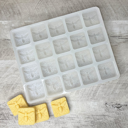 20 Bar Honey Bee 1 Silicone Guest Soap Mold