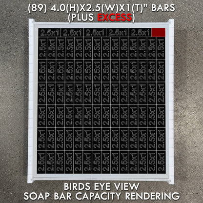 16.0X14.0X4.0" Ultimate Soap Slab Mold (64-89 Bars)